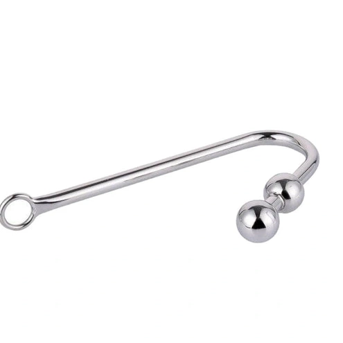 Pleasurable Stainless Steel Two Anal Hook Balls 4417 0929